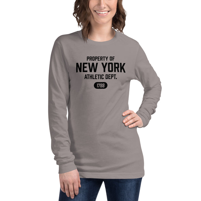 New York Athletic Dept Long-Sleeve T-Shirt (Black Label)