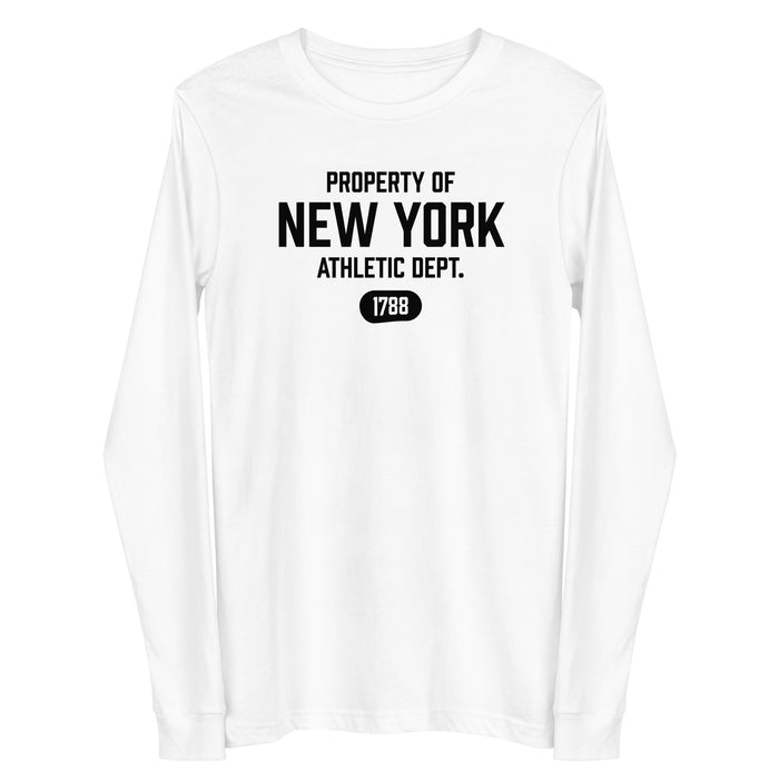 New York Athletic Dept Long-Sleeve T-Shirt (Black Label)