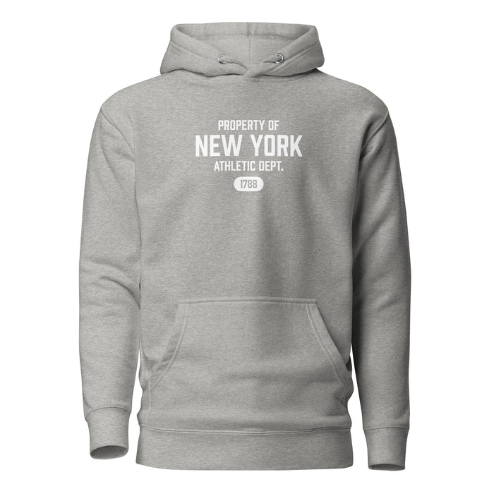 New York Athletic Dept Unisex Premium Hooded Sweatshirt (White Label)