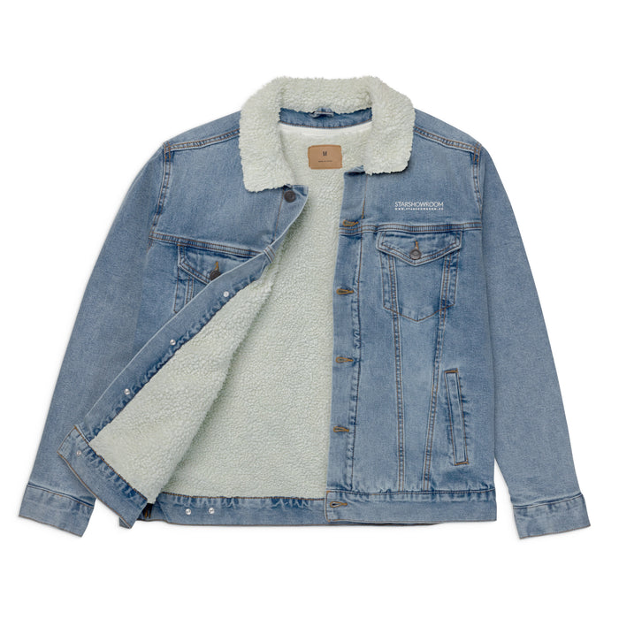 Star Showroom Unisex Denim Sherpa Jacket