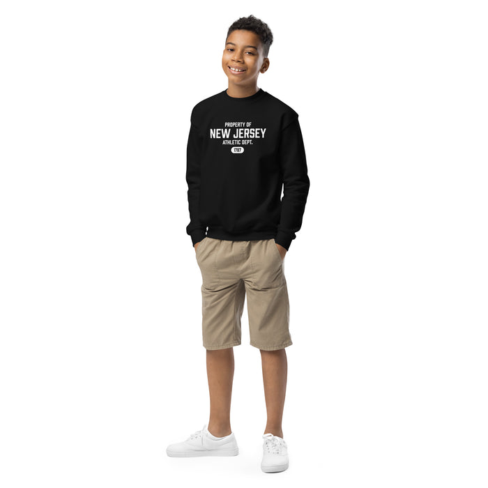 New Jersey Athletic Department Youth Crewneck Sweatshirt