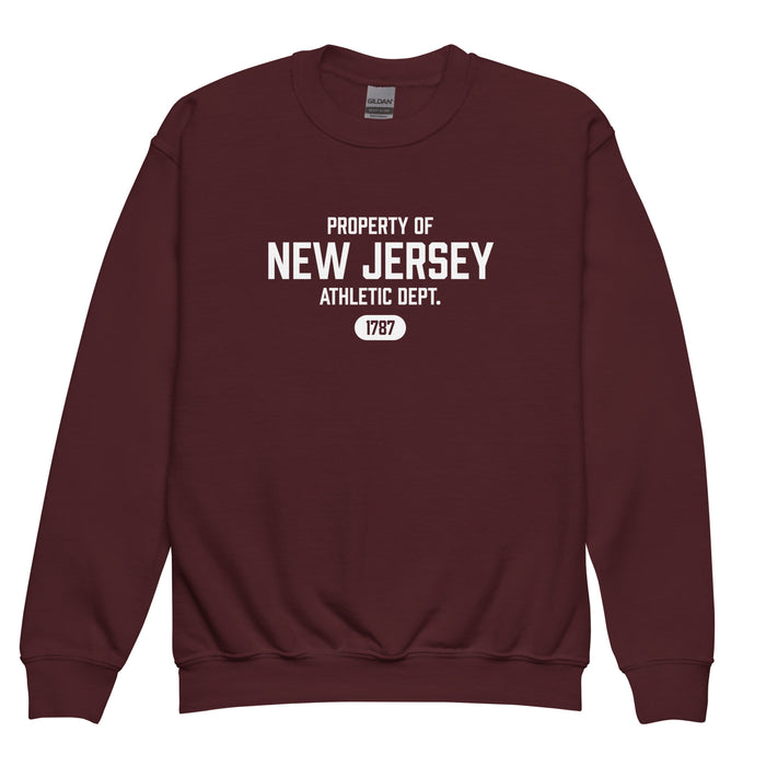 New Jersey Athletic Department Youth Crewneck Sweatshirt