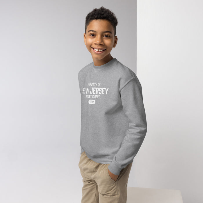 New Jersey Athletic Department Youth Crewneck Sweatshirt