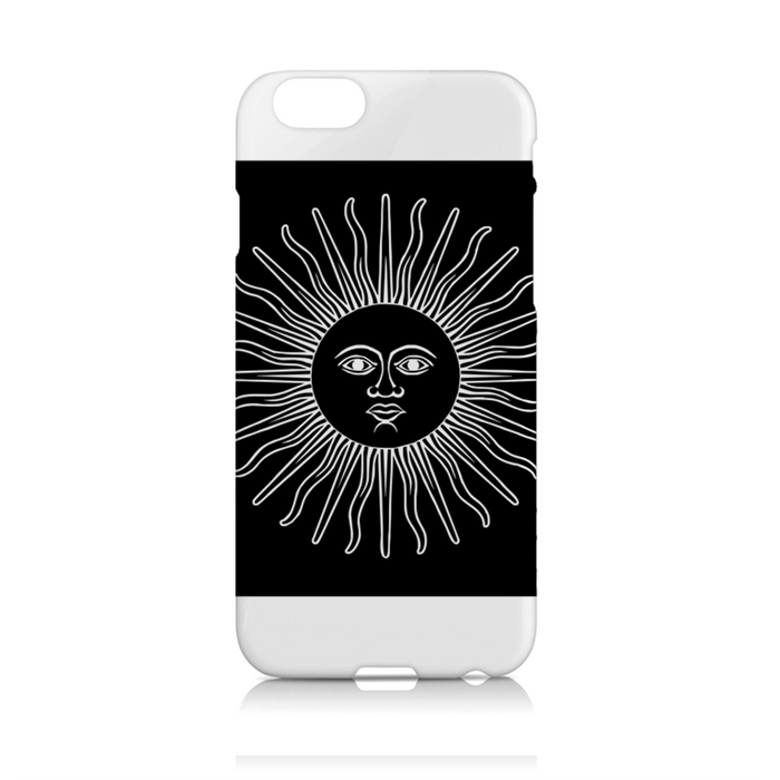 Star Showroom iPhone phone case. Black Argentina Flag Design - $32.50
