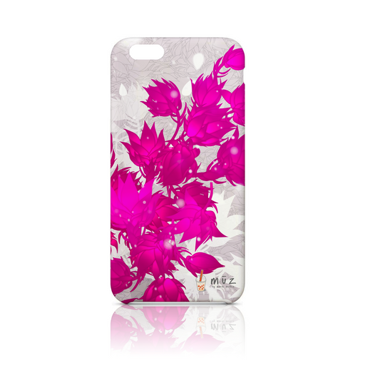 Star Showroom iPhone phone case. Fuchsia Floral Design - $32.50