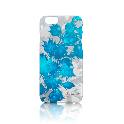 Star Showroom iPhone phone case. Blue Floral Design - $32.50