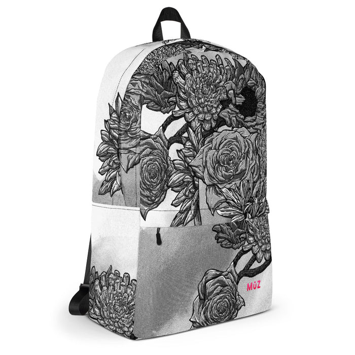 Sharpie Flowers Halftones Backpack