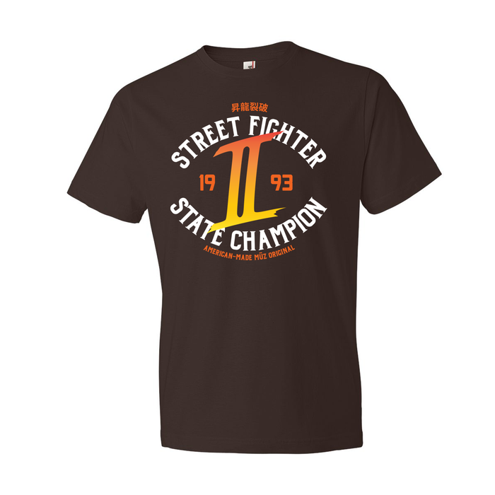 Street Fighter 2 State Champion Crew Neck T-Shirt (Men's)