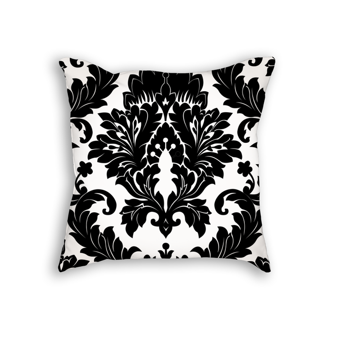 Damask Pattern Throw Pillow