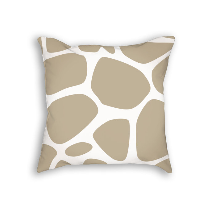 Giraffe Pattern Throw Pillow