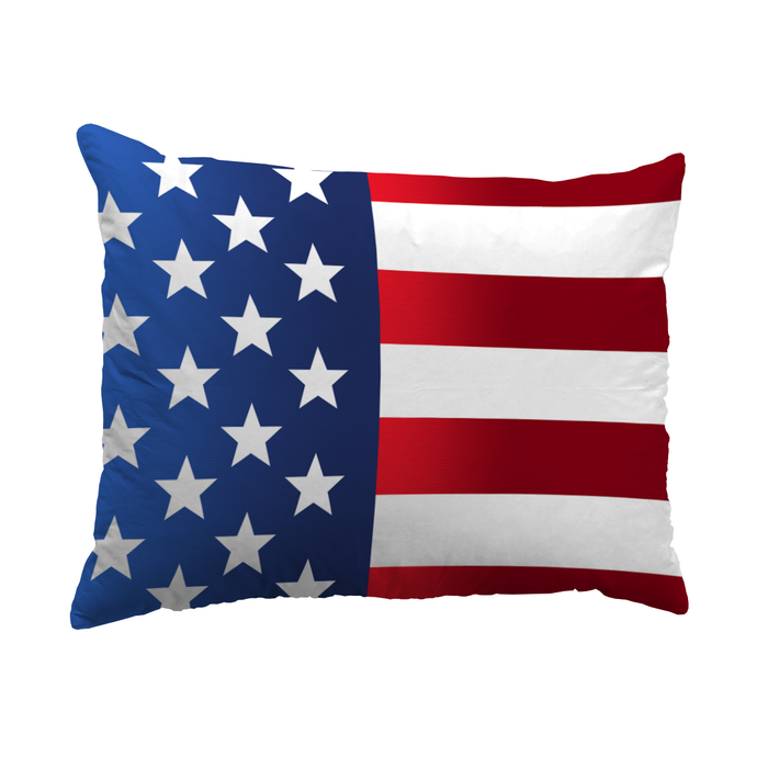 United States Flag Throw Pillow