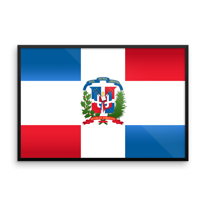 Dominican Republic Flag Wall Art