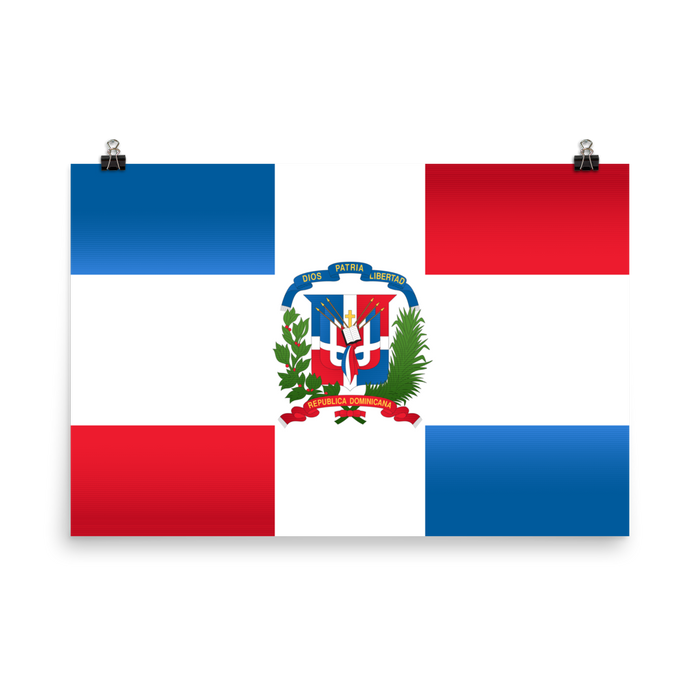 Dominican Republic Flag Wall Art