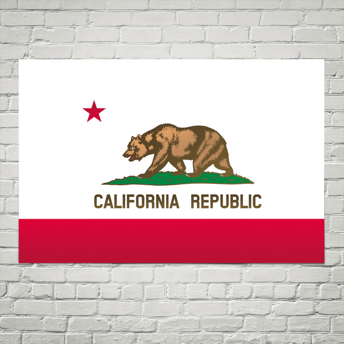 California Flag Wall Art