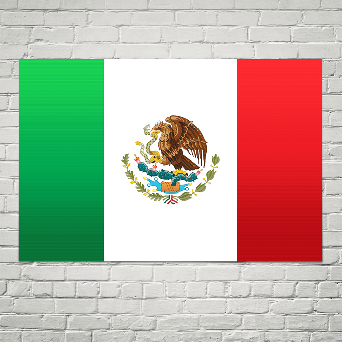 Mexico Flag Wall Art