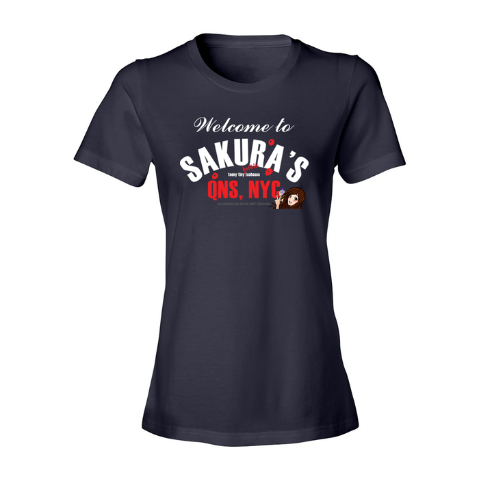 Welcome To Sakura's Crew Neck T-Shirt (Women's)