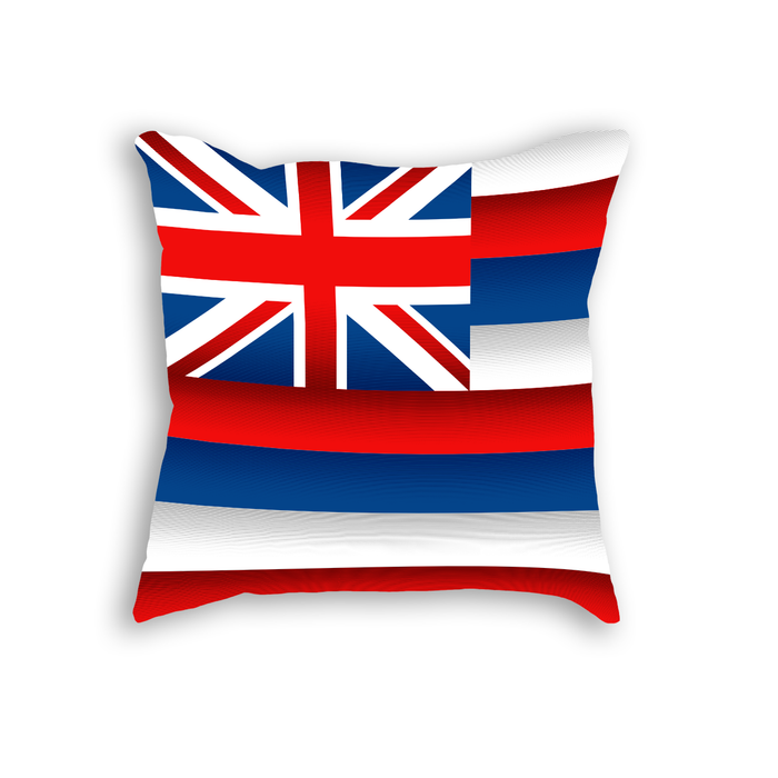 Hawaii Flag Throw Pillow