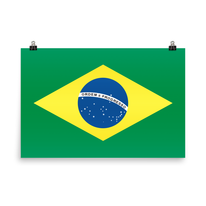 Brazil Flag Wall Art