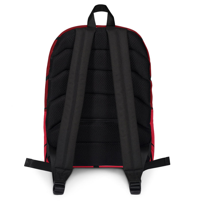 m ū z QīFō "Red Flak" backpack