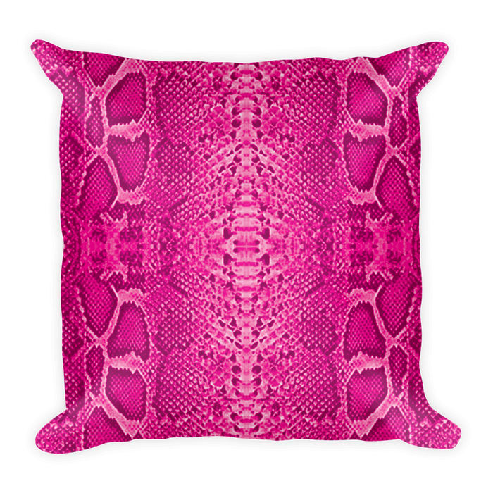 Snakeskin Pattern Throw Pillow