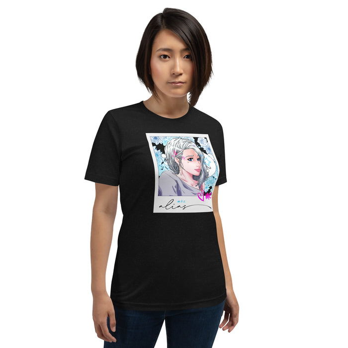 the dreamgirl polaroid - NFT T-Shirt (Cyan)